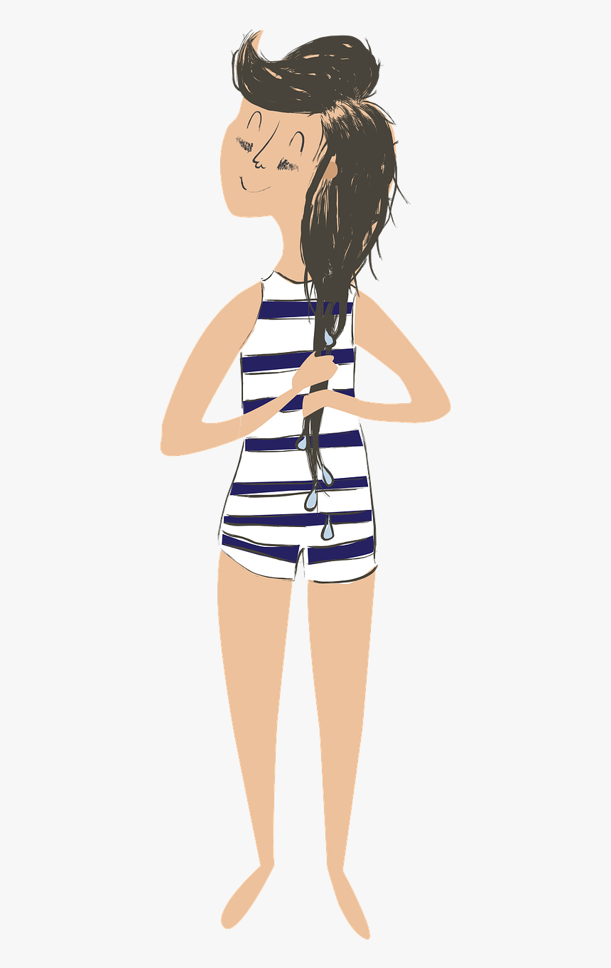 Girl In Bathing Suit Clipart, HD Png Download, Free Download