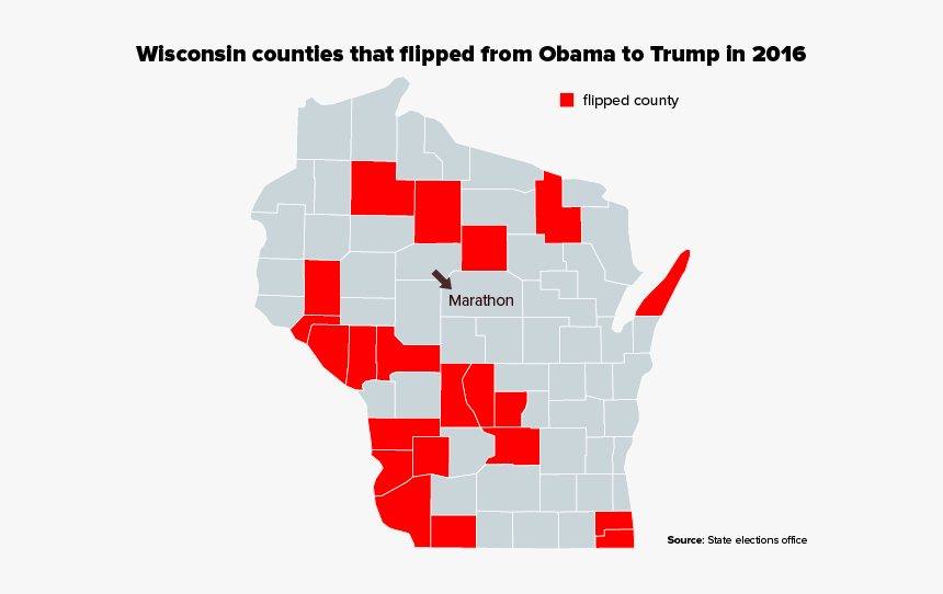 Trump Trip To Rural Wisconsin Highlights Gop’s Turnout - Trump Wisconsin 2016, HD Png Download, Free Download