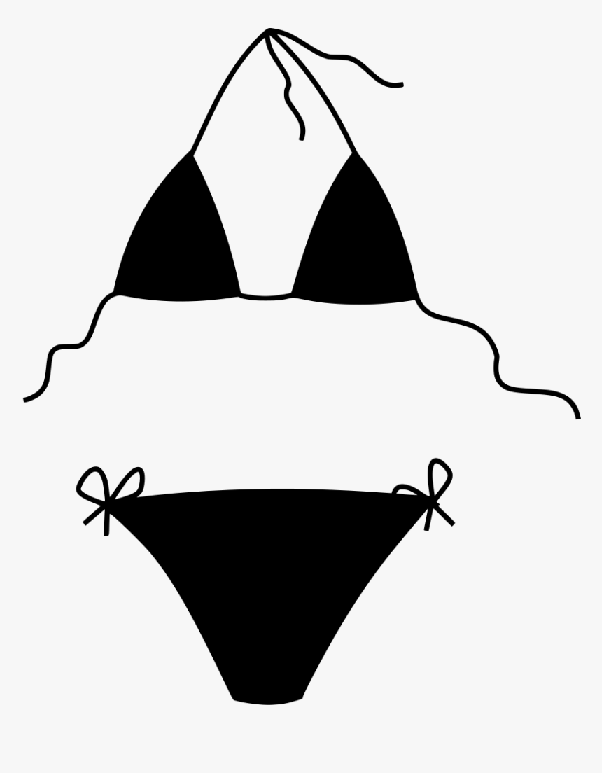 Swimsuit Top,bikini,swimsuit And White - Png Bikini, Transparent Png, Free Download