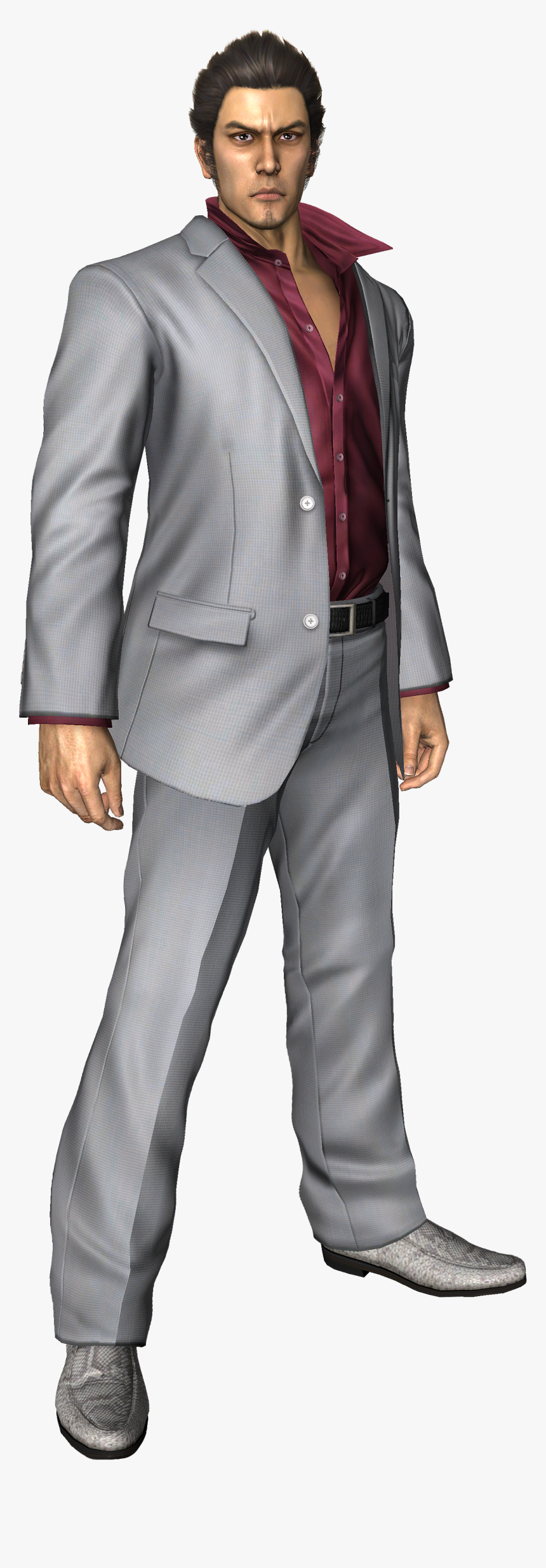 Clip Art Kazuma Kiryu Tekken - Ryo Hazuki Vs Kazuma Kiryu, HD Png Download, Free Download