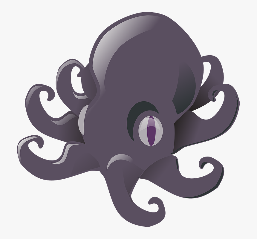 Vector Clip Art Paul - Octopus Purple Clipart, HD Png Download, Free Download