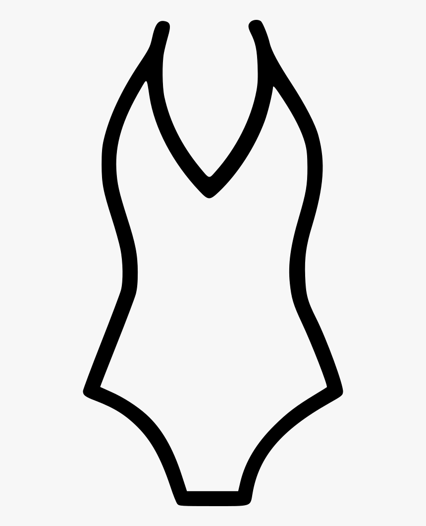 Cloth Dressing Fashion Women Swim Suit - Bathing Suit Drawing Png, Transparent Png, Free Download