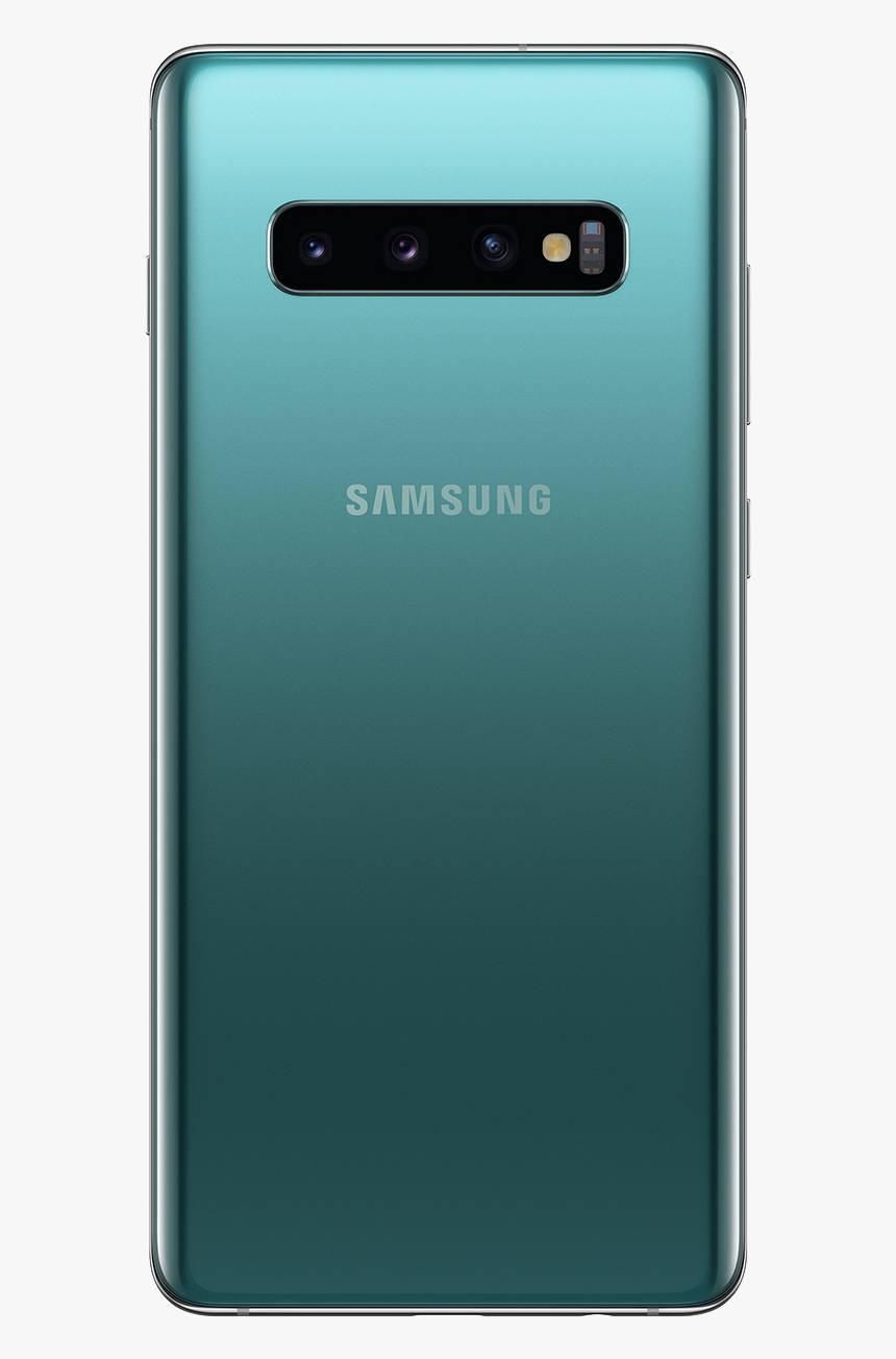Samsung Galaxy S10 Prism Green Back Png Image - Smartphone, Transparent Png, Free Download
