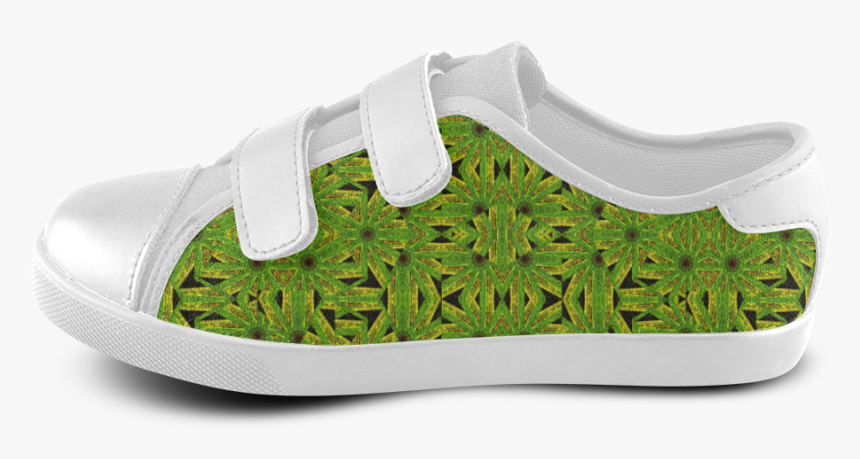 Geometric African Print Velcro Canvas Kid"s Shoes - Outdoor Shoe, HD Png Download, Free Download