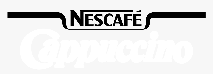 Nescafe Cappuccino Logo Black And White - Nescafe, HD Png Download, Free Download