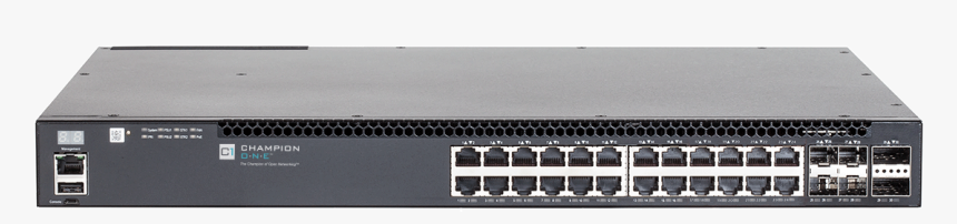 1g Open Network Switch With 24 Rj45 Ports And 6 Sfp - Network Switch, HD Png Download, Free Download