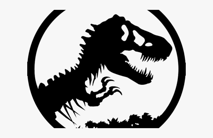 Download Transparent Dinosaur Footprint Png Jurassic Park Logo Png Png Download Kindpng SVG, PNG, EPS, DXF File