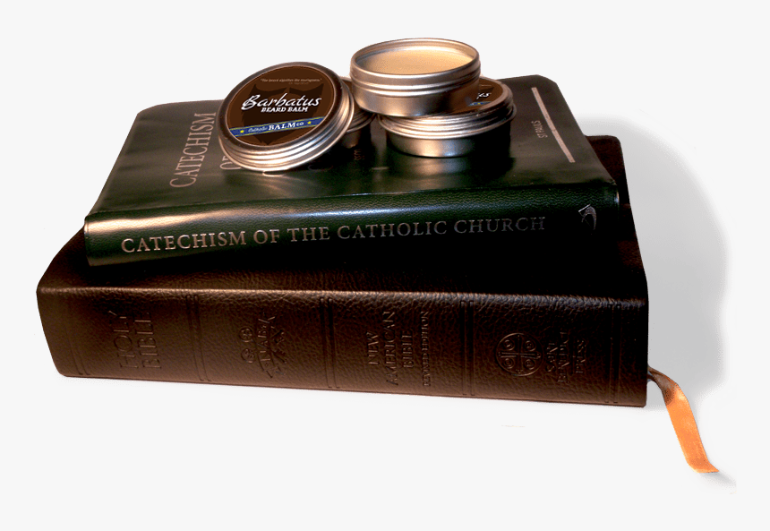Bible And Beard Balms Tins Cans At The Top - Digital Camera, HD Png Download, Free Download