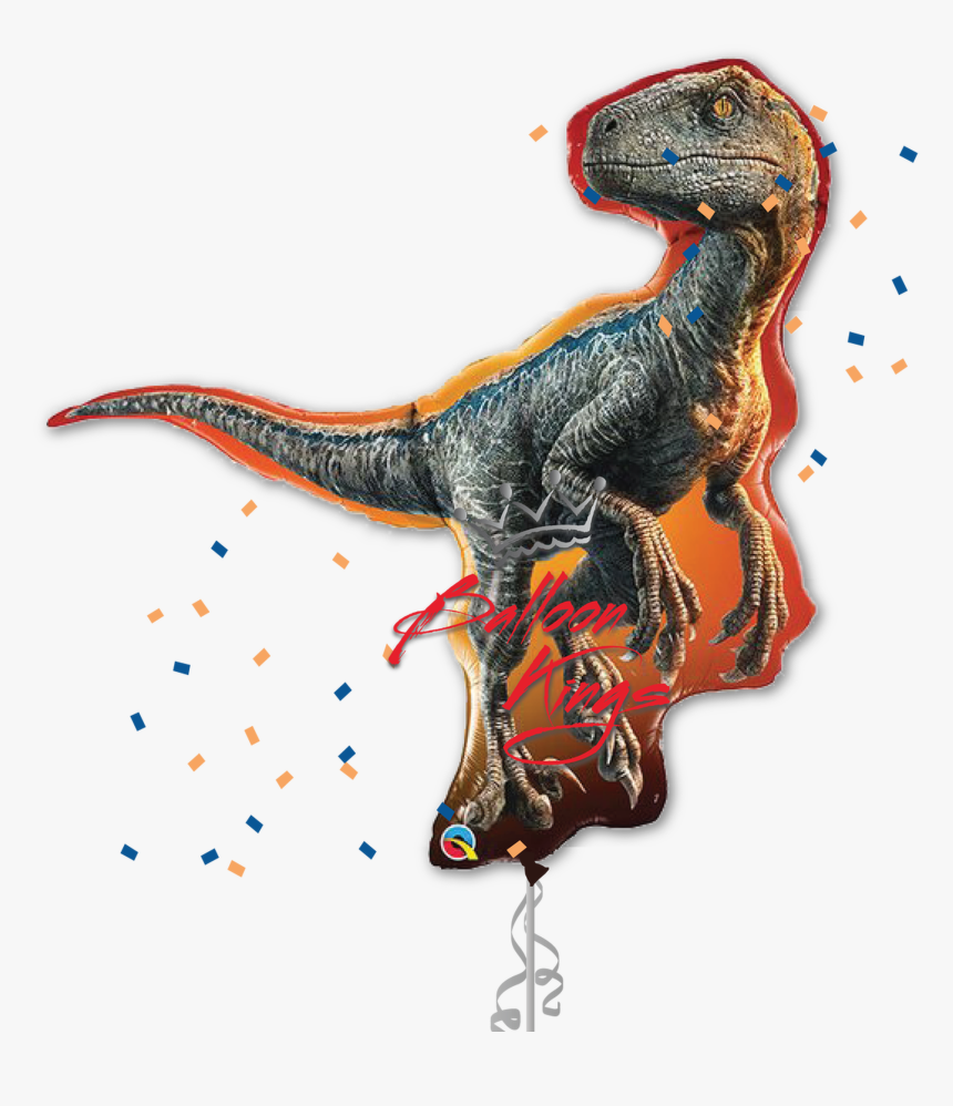 Jurassic World Raptor - Jurassic World Foil Balloon, HD Png Download, Free Download