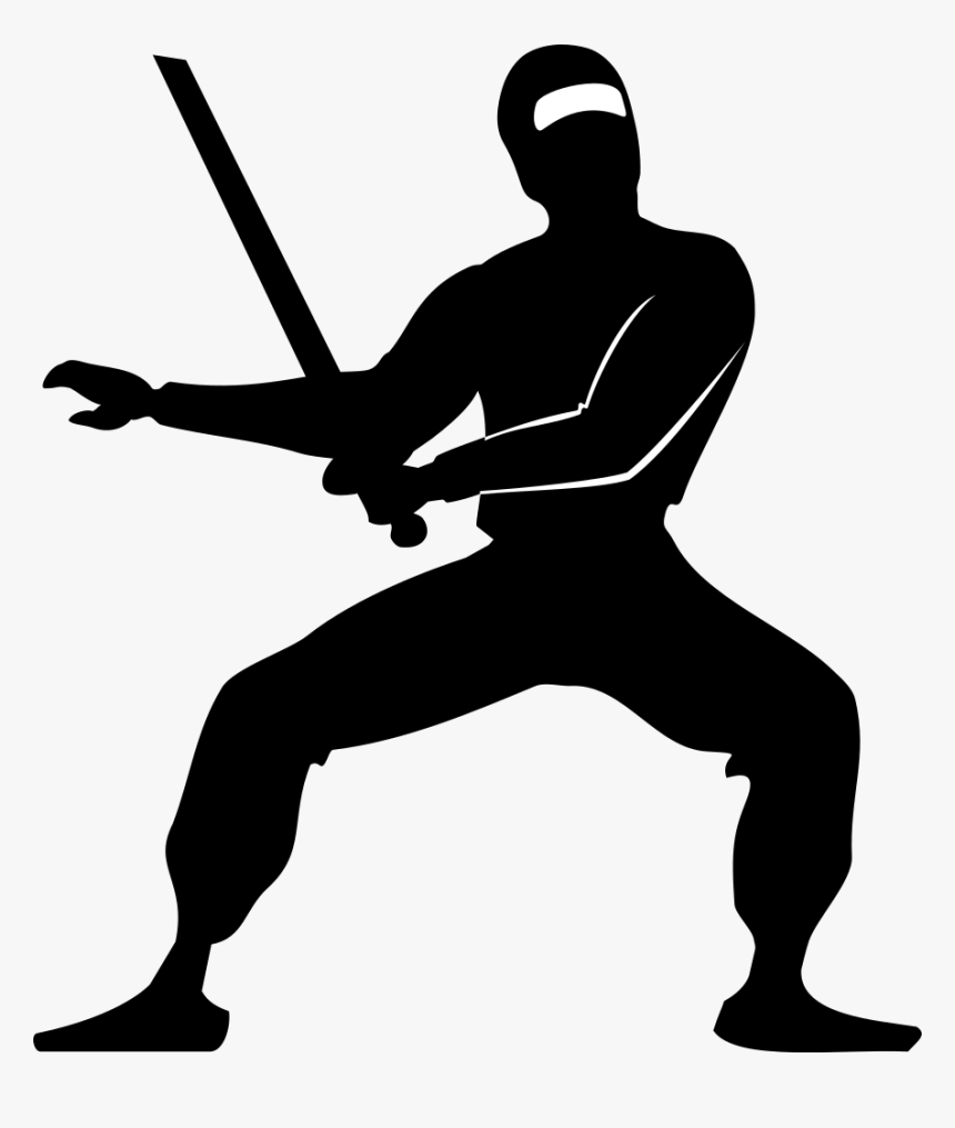 Ninja Black And White, HD Png Download, Free Download