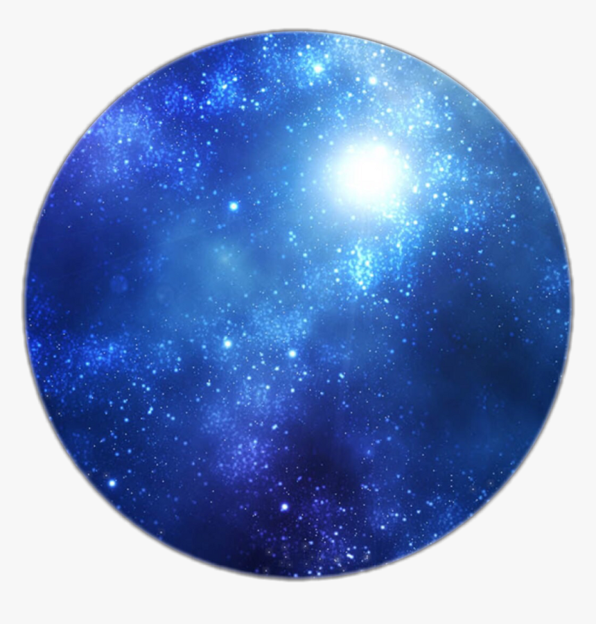 Blue Galaxy , Png Download - Blue Galaxy Circle, Transparent Png, Free Download