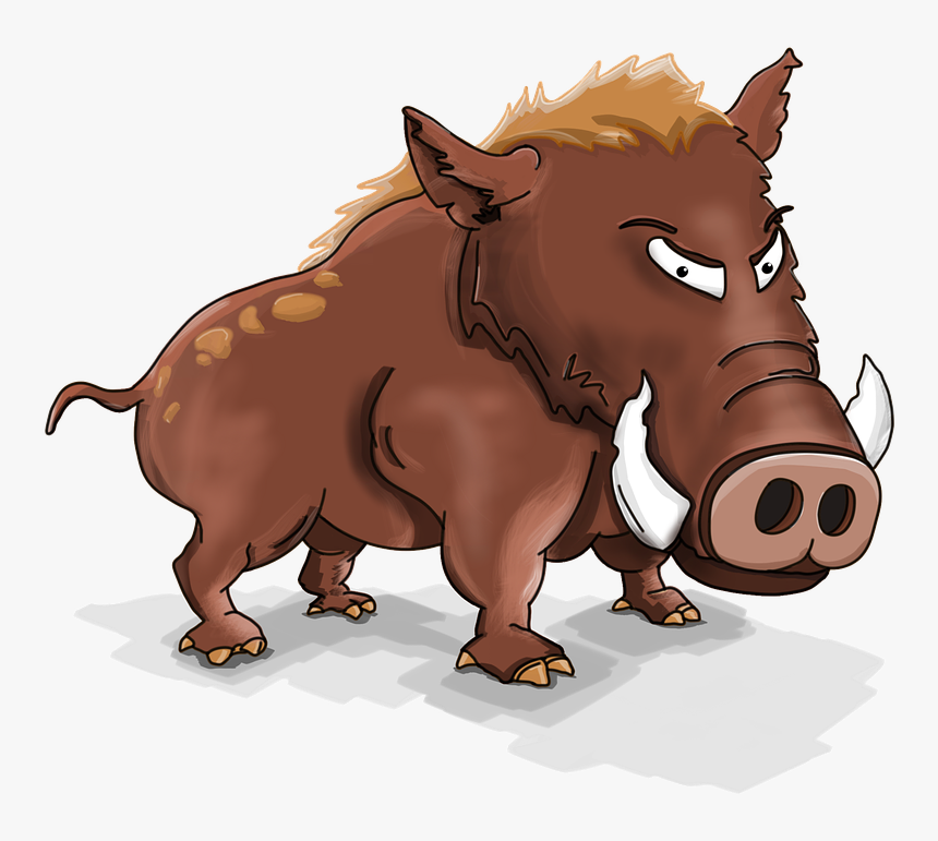 Wild Boar, Boar, Wild Pig, Big Guy, Hog - หมูป่า Png, Transparent Png, Free Download