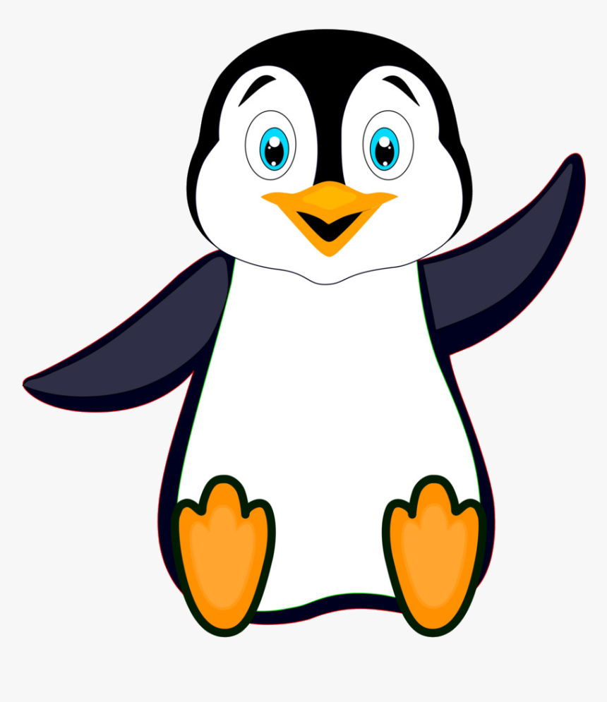 Penguin Illustration Bird Transparent Image Clipart - Penguin Clipart, HD Png Download, Free Download
