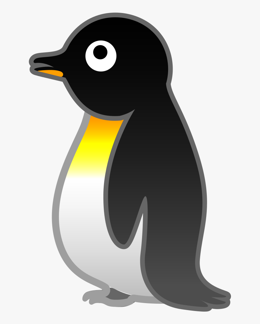 Penguin,flightless Bird,bird,gentoo Penguin,cartoon,king - Penguin Emoji Meaning, HD Png Download, Free Download