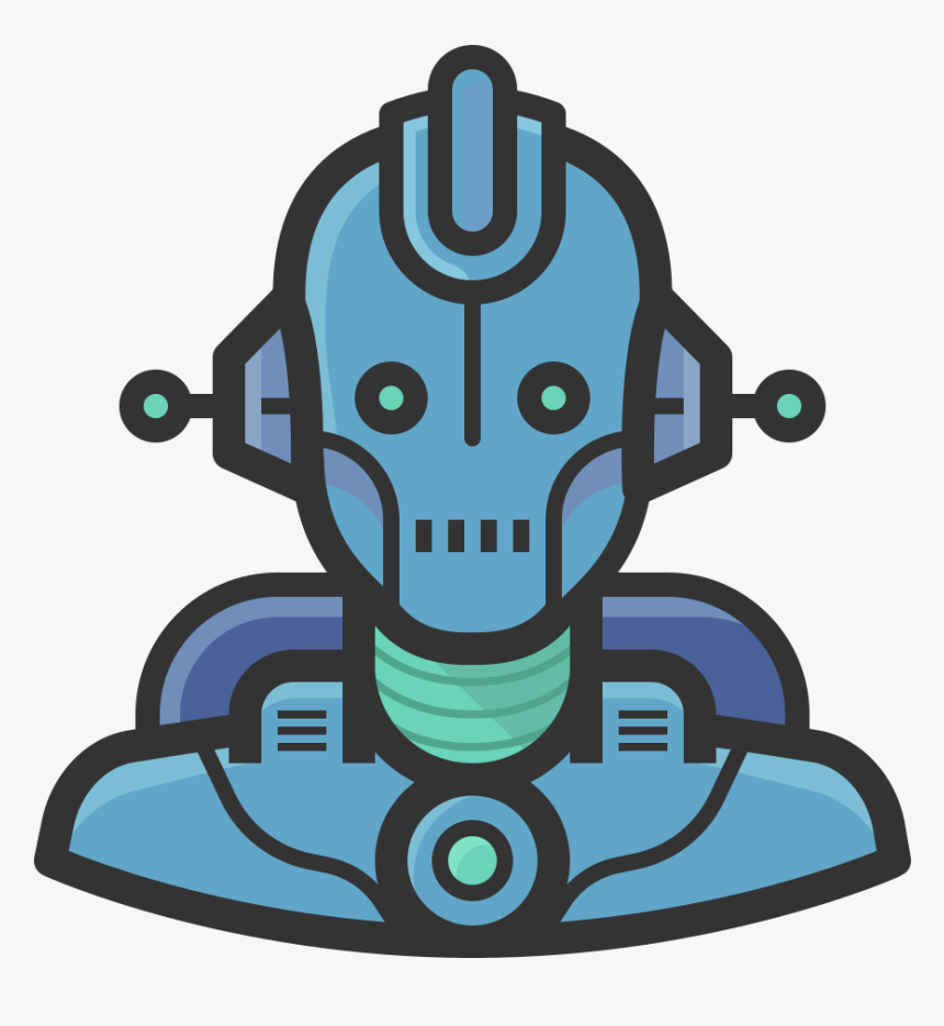 01 Icon - Robot Free Icon, HD Png Download - kindpng