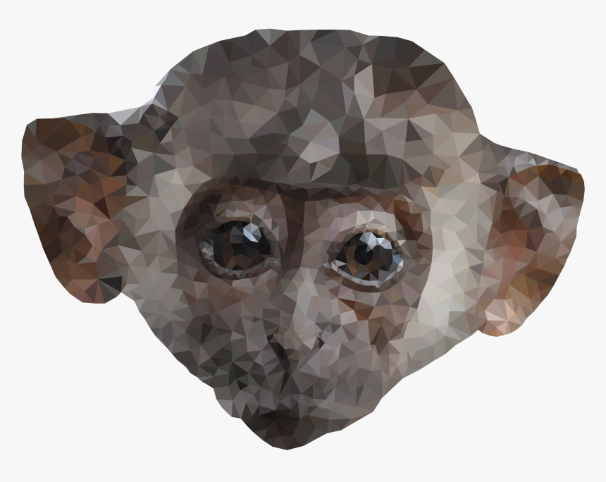 This Free Icons Png Design Of Low Poly Monkey , Png - Cheetah, Transparent Png, Free Download