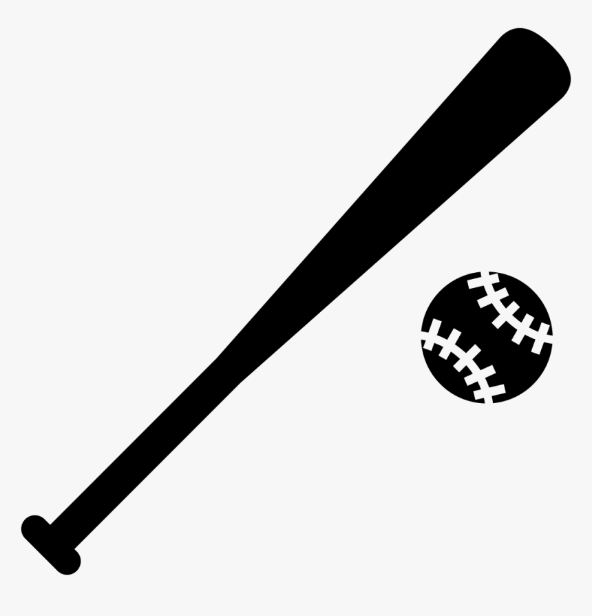 Baseball Ball Equipment - Baseball Bat And Ball Svg, HD Png Download, Free Download