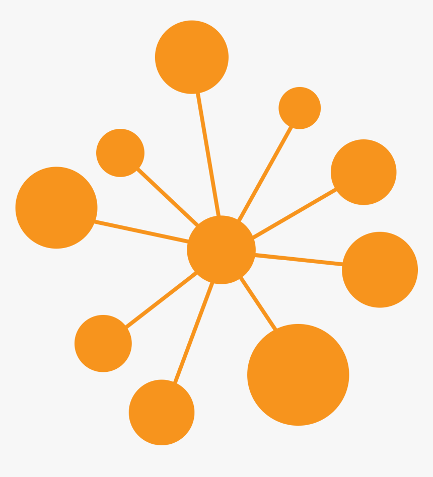 Network Clipart Network Icon - Network Icon Png Orange, Transparent Png, Free Download