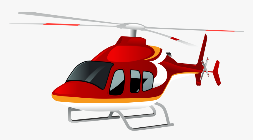 Color Helicopter Blue Sky Transprent Png Free - Helicopter Png Clipart Vector Free, Transparent Png, Free Download