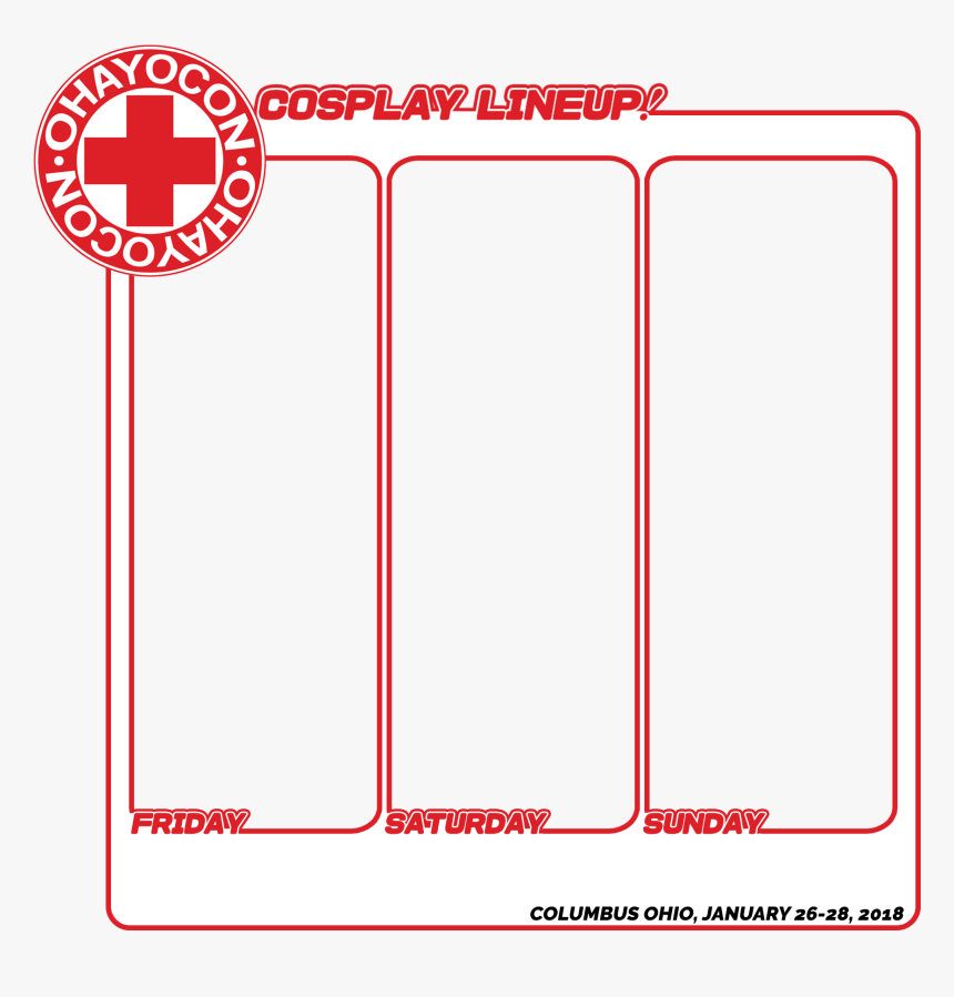 Ohayocon Lineup, HD Png Download, Free Download