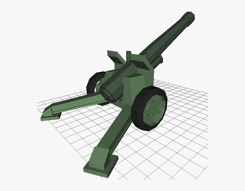 I Was Going To Make A Basic Artillery Cannon At One - Cannon, HD Png Download, Free Download