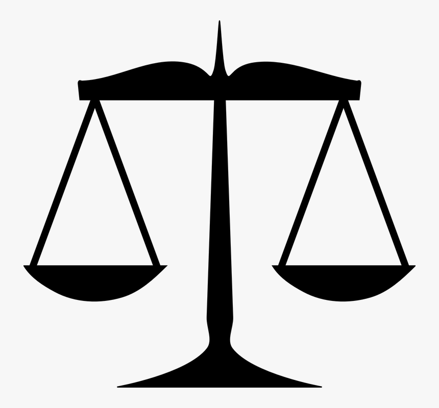 Scales Of Justice Clip Art, HD Png Download, Free Download