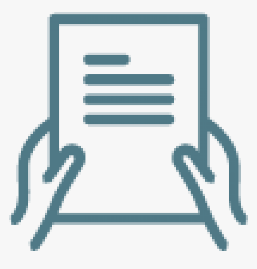 Transparent Lawyer Icon Png - Hands Holding Paper Icon, Png Download, Free Download