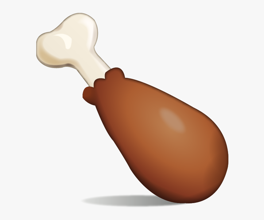 Chicken Leg Emoji Png, Transparent Png, Free Download