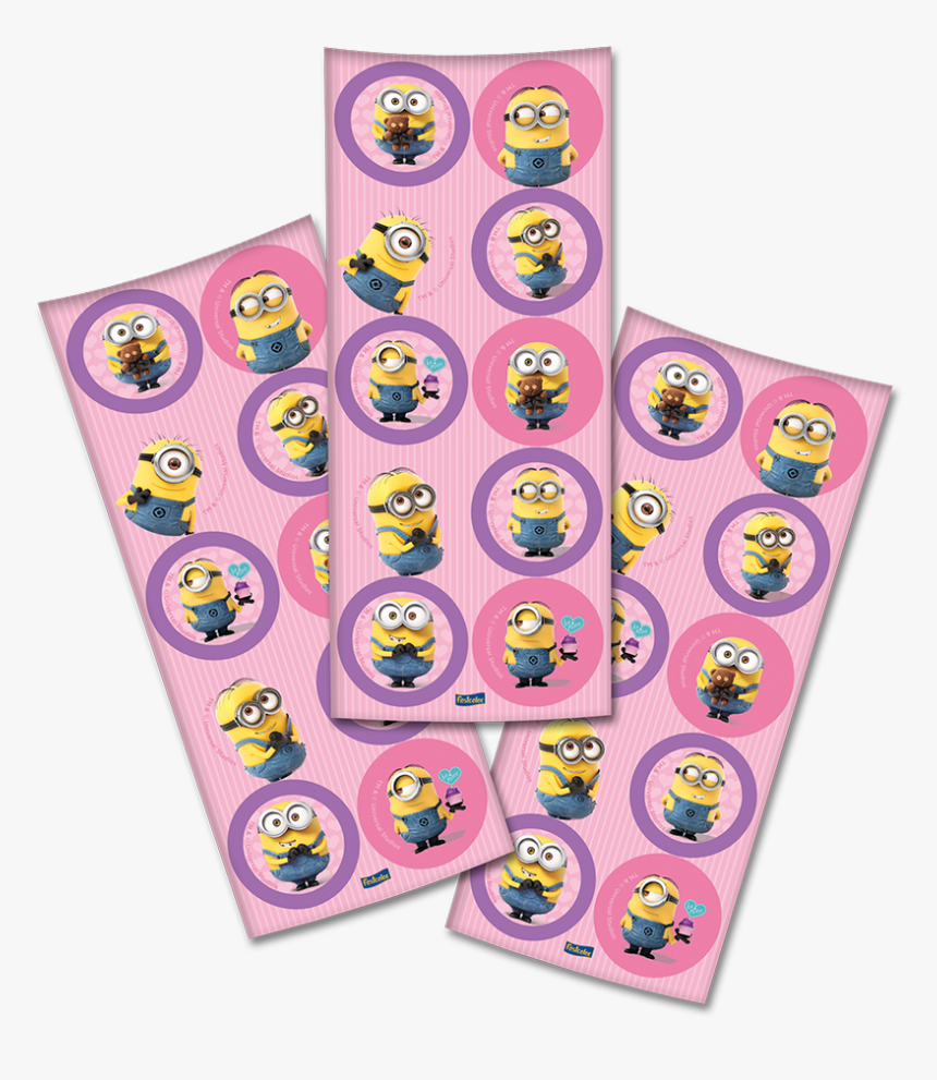 Adesivos Minions Rosa, HD Png Download, Free Download