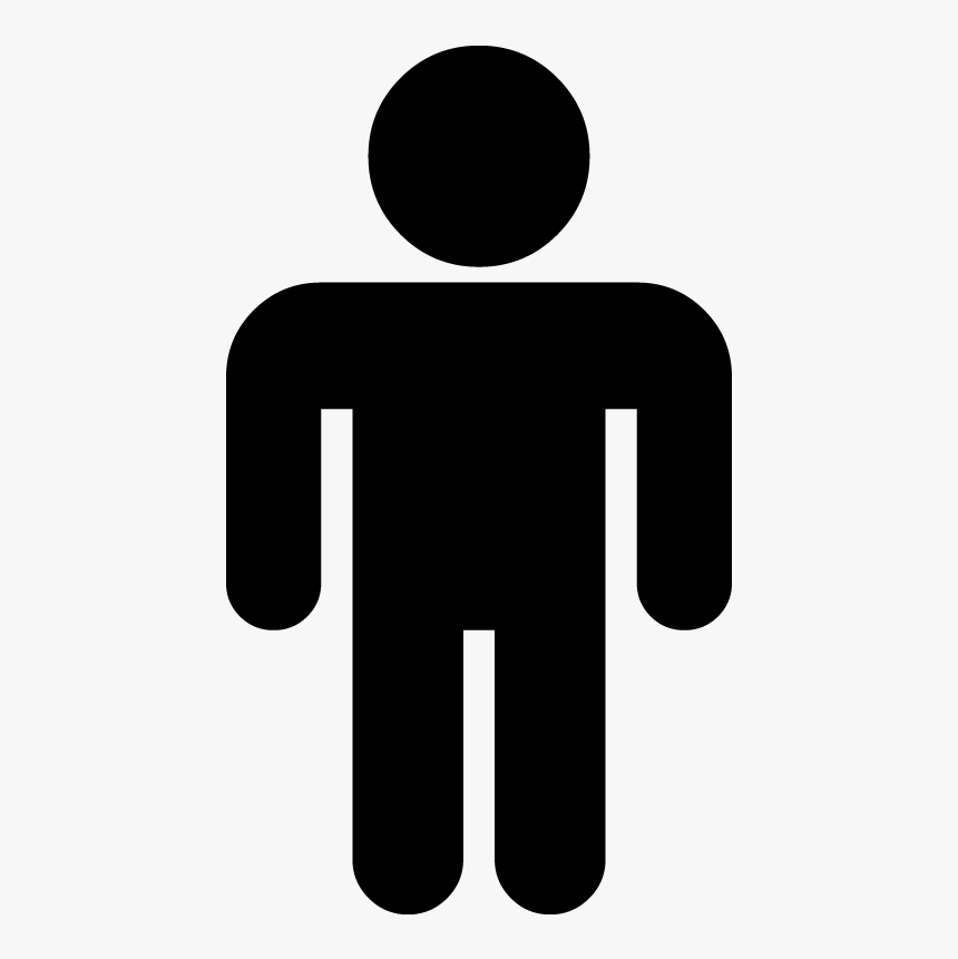 Male Men Icon Symbol Vector - Font Awesome Male Icon, HD Png Download, Free Download