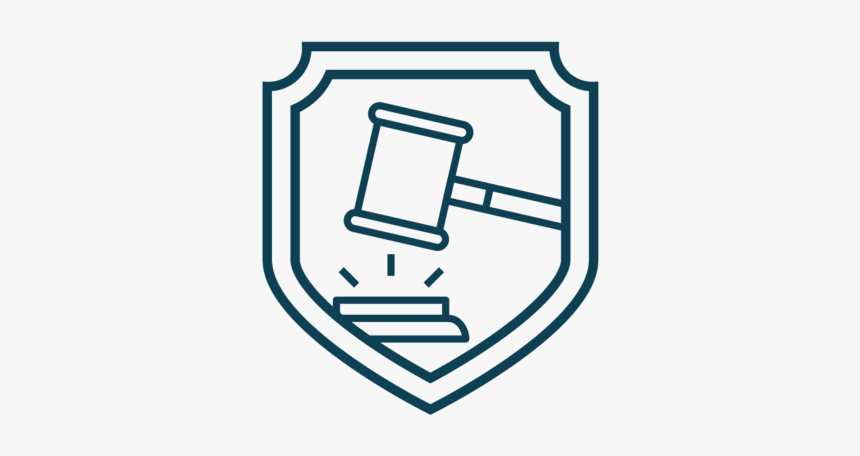 Criminal Defence Shield Icon For Shultz Law In Wichita - Defence The Law Icon, HD Png Download, Free Download