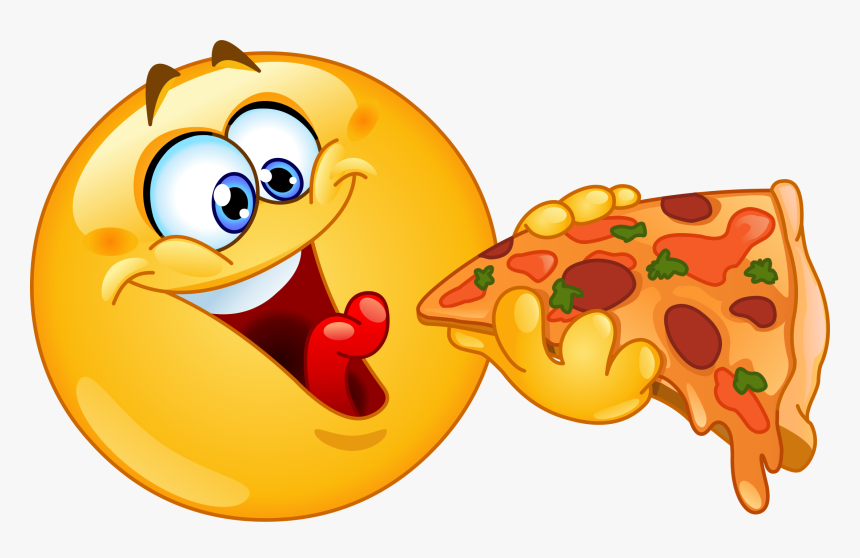 Pizza Eating Emoji 108 Decal - Emoji Eating Pizza, HD Png Download, Free Download