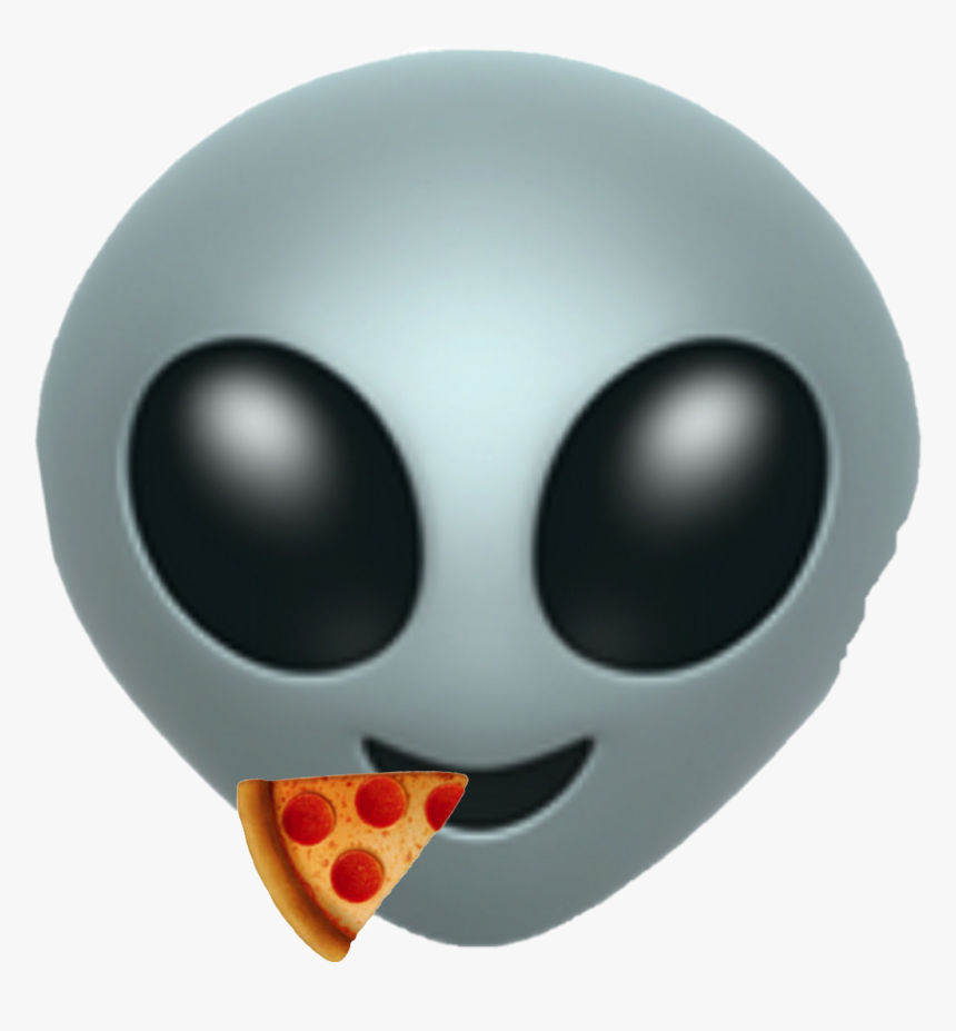 Emoji Alien Pizza Eating Homemadeemoji , Png Download - Toy, Transparent Png, Free Download