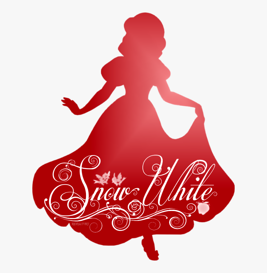 Snow White Silhouette - Disney Princess Silhouette Colored, HD Png Download, Free Download