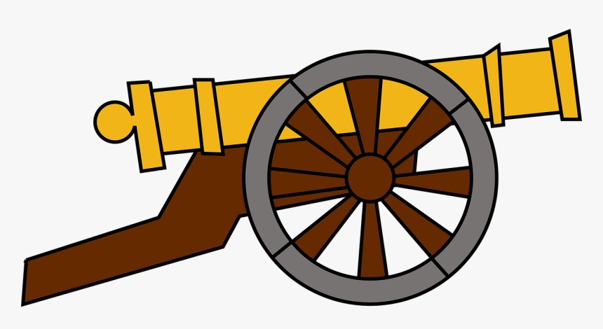 Artillery Battle Cannon Free Picture - Clipart Cannon, HD Png Download, Free Download