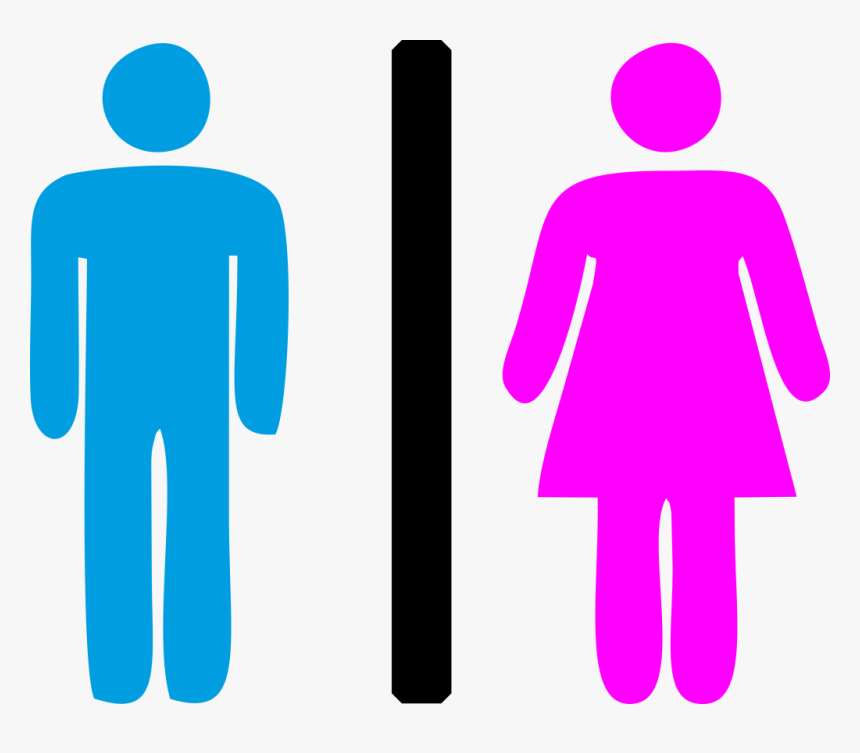 Men Women Toilet Sign Clipart Icon - Men And Women Icon, HD Png Download, Free Download