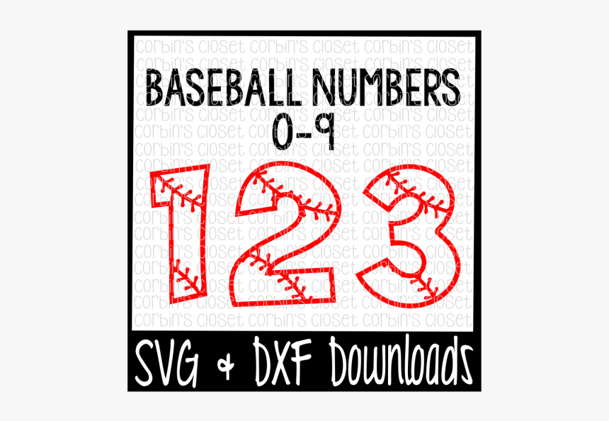 Download Baseball Numbers Cut File Baseball Numbers Free Hd Png Download Kindpng