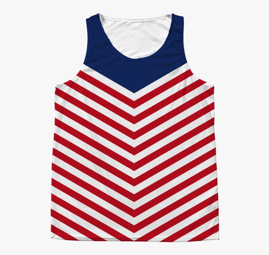 Stars And Stripes 4th Of July Tanktop - Zig Zag Pattern Green, HD Png Download, Free Download