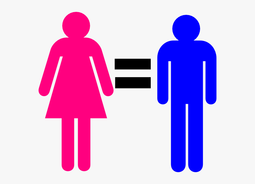 Symbol Male And Female Clip Art At Clker Com Vector - Male And Female Equal, HD Png Download, Free Download