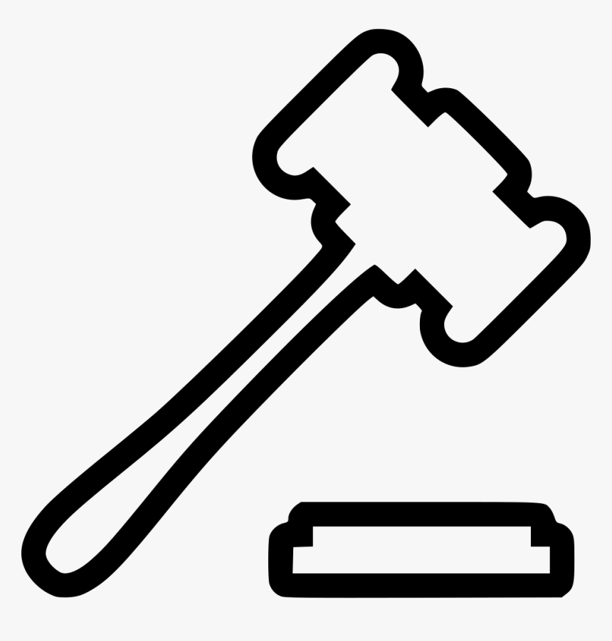 Clipart Hammer Lawyer - Lawyer Svg, HD Png Download, Free Download