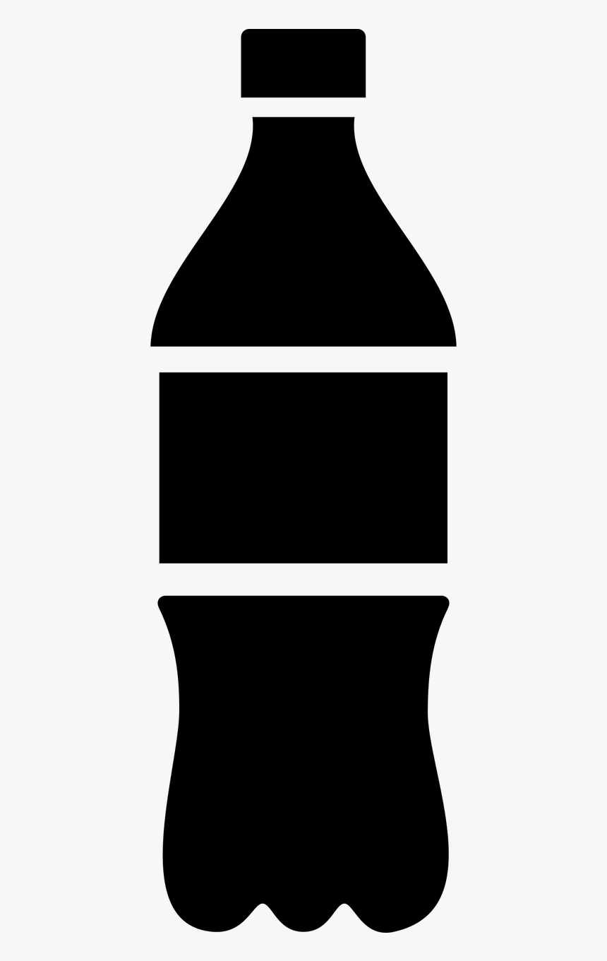 Bottle Drink Silhouette Free Picture - Illustration Plastic Bottle Png, Transparent Png, Free Download