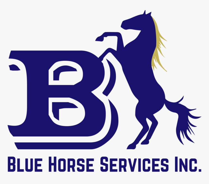 Clip Art Blue Horse Logo - Rearing Up Horse Silhouette, HD Png Download, Free Download