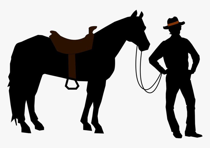 Horse Cowboy Horse Clipart - Png Cowboy, Transparent Png, Free Download