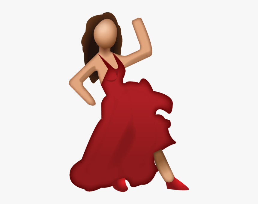 Dancing Emoji Png - Dancing Girl Emoji Png, Transparent Png, Free Download