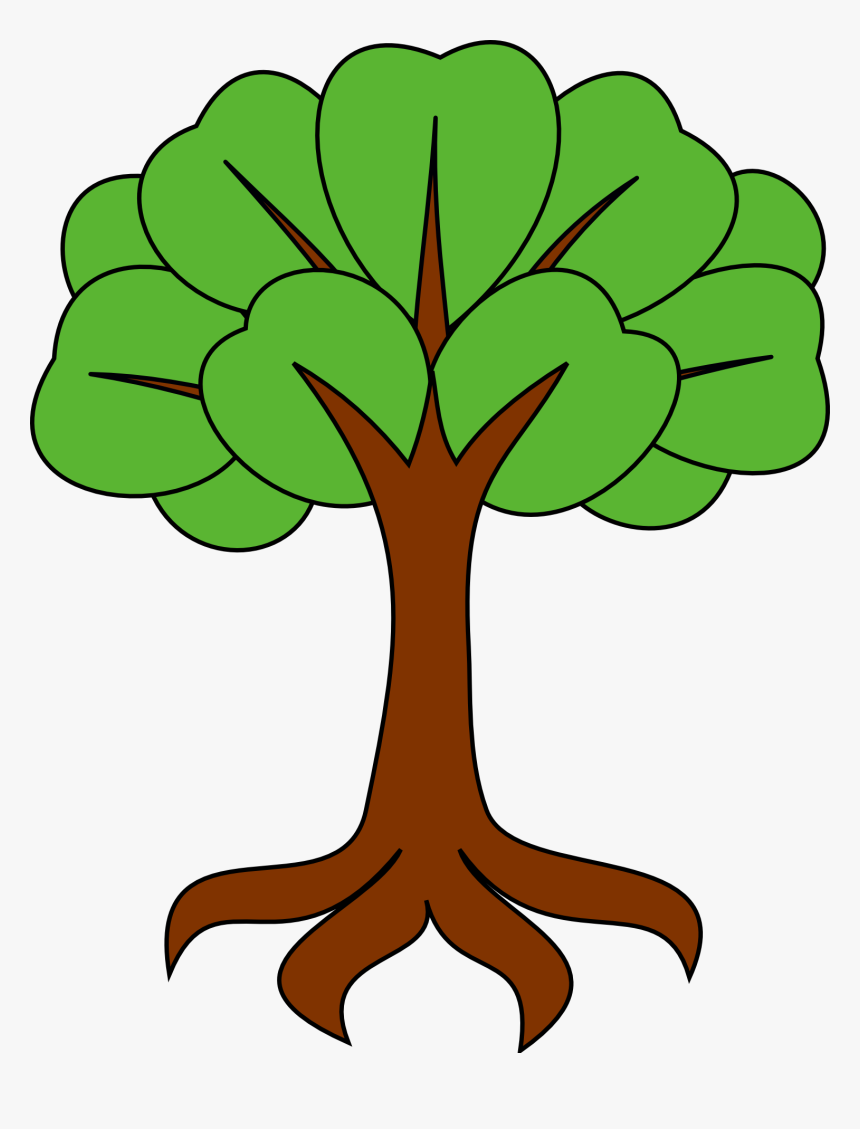 Trees With Roots Clip Art Png, Transparent Png, Free Download