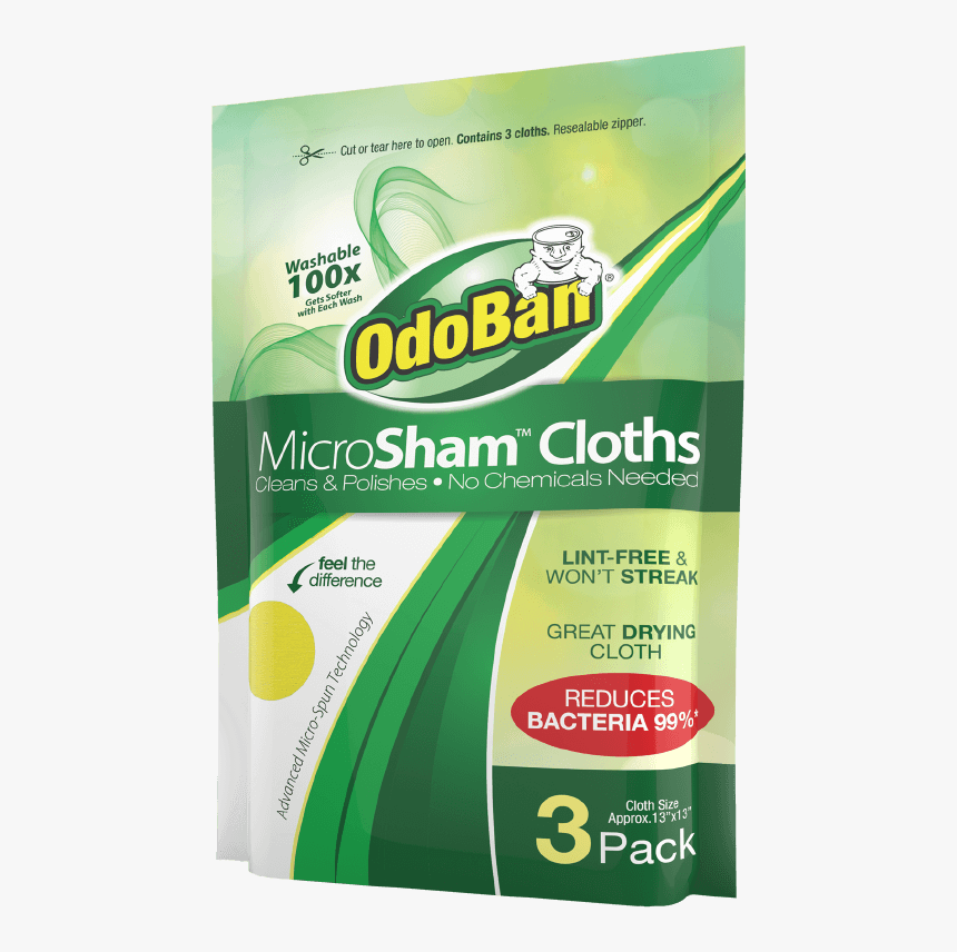 Odoban Microsham Microfiber Cloth Towels - Household Supply, HD Png Download, Free Download