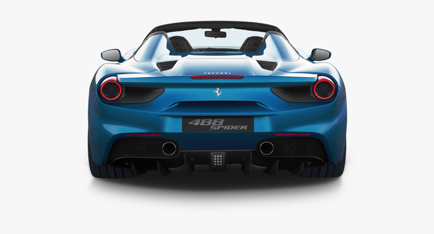 Ferrari 488 Back View, HD Png Download, Free Download