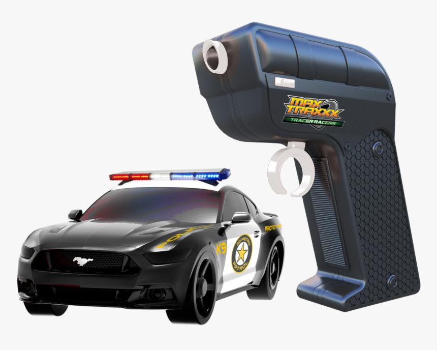 Tracer Racers Rc Mustang Police Car & Controller - Police Car Rc, HD Png Download, Free Download