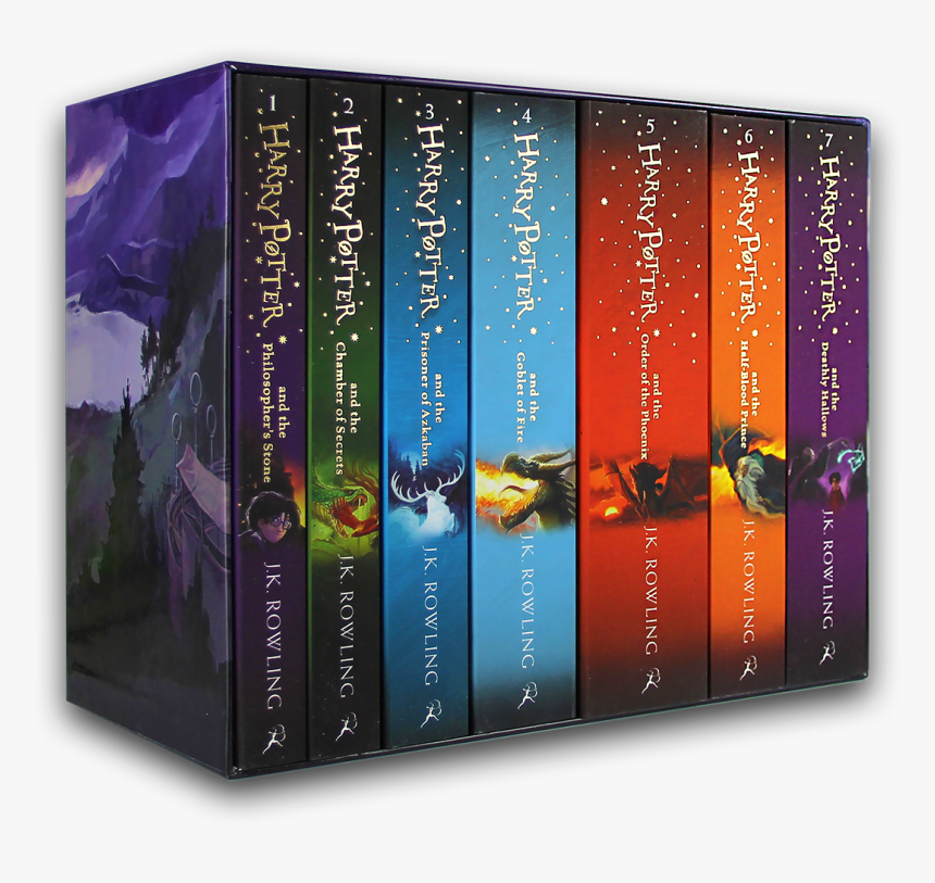 Harry Potter Books Png - Harry Potter Boxed Set The Complete Collection, Transparent Png, Free Download