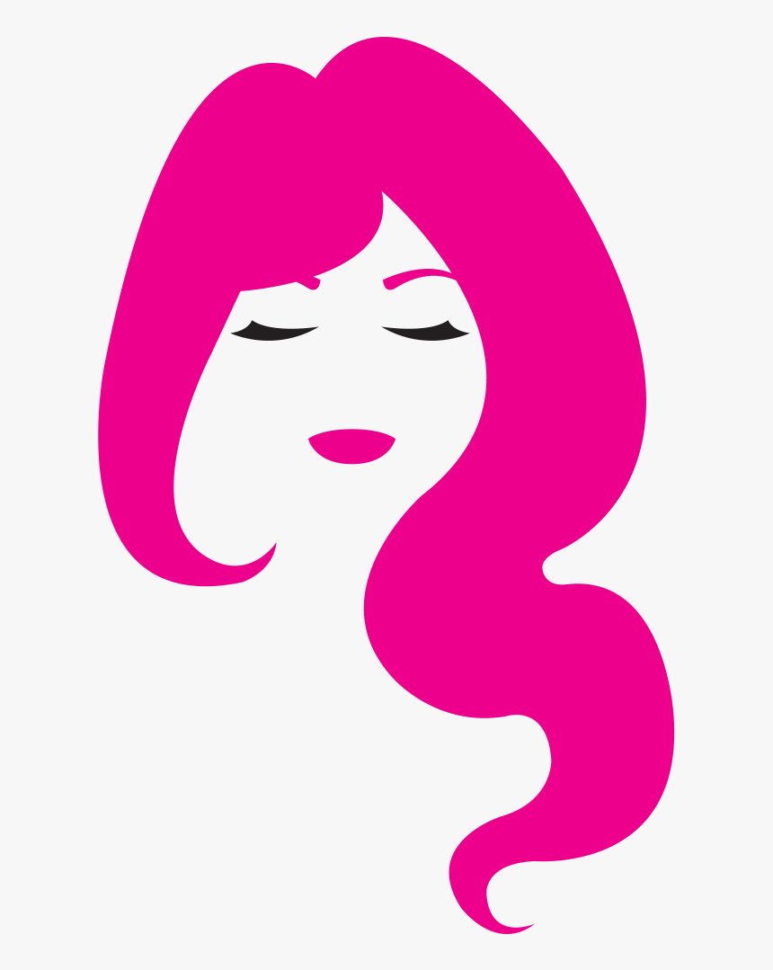 Pink Logo Png - Wig Icon, Transparent Png, Free Download